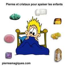 Pierres et cristaux pour rassurer et calmer les enfants