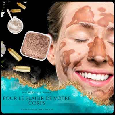 Argile rouge pour la beauté de la peau