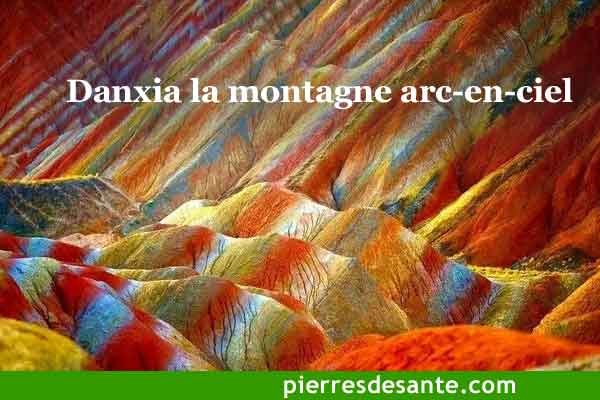 Danxia la montagne arc-en-ciel