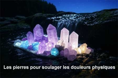 Les pierres pour soulager les douleurs physiques